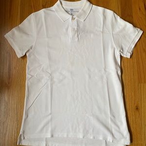 Peter Manning NYC White Polo Shirt Sz 2
